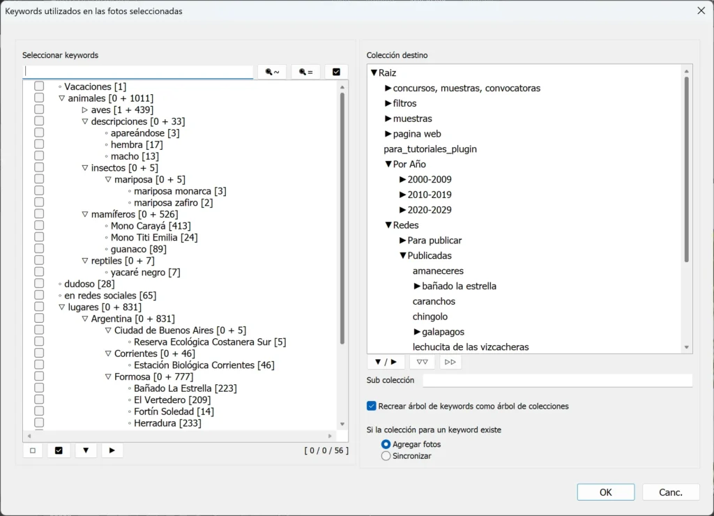 keywordsmanager colecionesporkeyword es