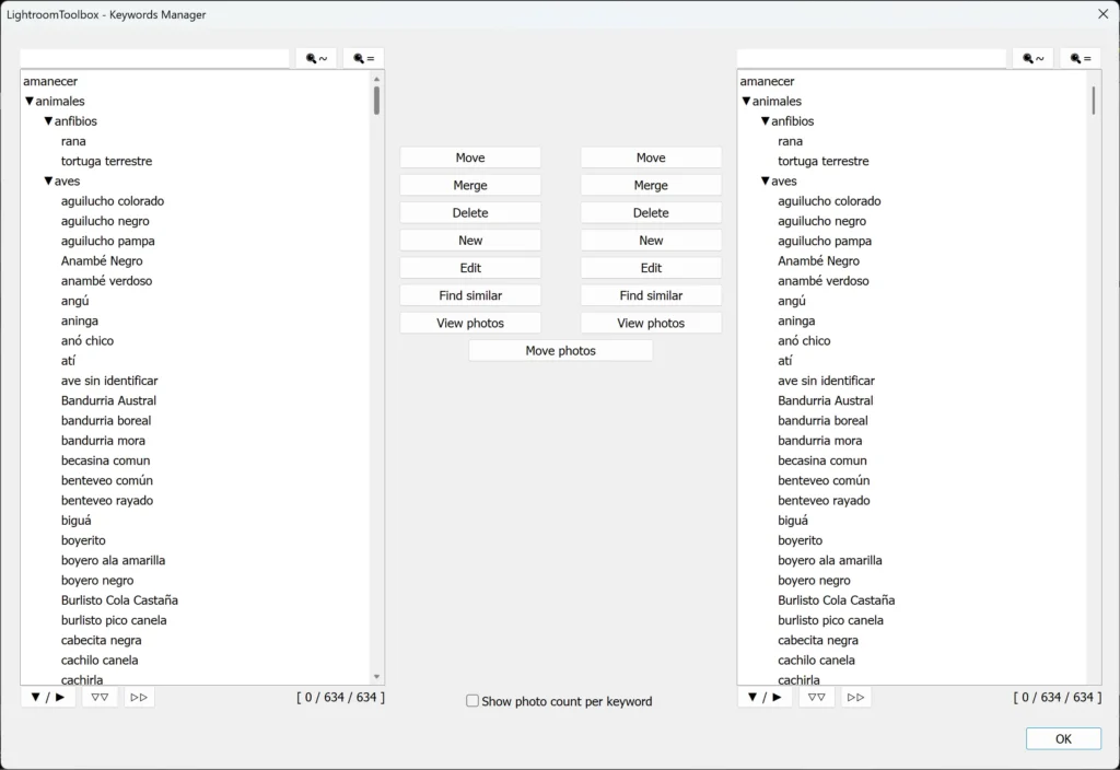 keywordsmanager menuplugin en