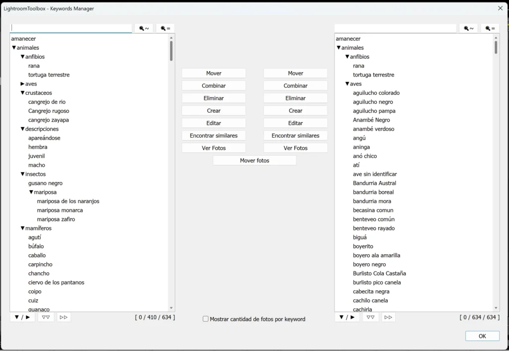 keywordsmanager menuplugin es